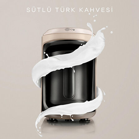 Karaca Hatır Hüps Sütlü Türk Kahve Makinesi Bej