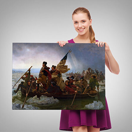 Washington Delaware'i Geçiyor Tablosu - Washington Crossing the Delaware -6543