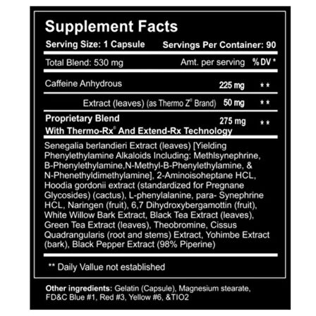 Innovative Labs Diablos Eca Fire Extreme fat burner 90 Kapsul