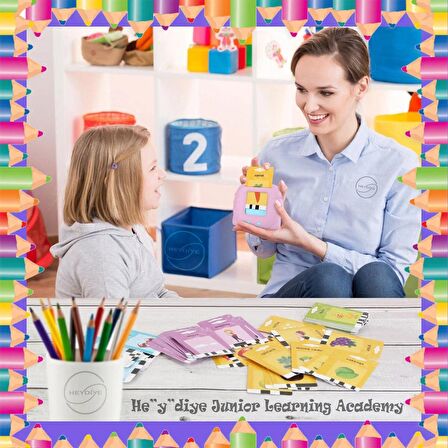 He”y”diye Junior Learning Academy İngilizce Sesli Eğitim Kartları