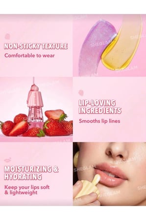 SHEGLAM Jelly Wow Hydrating Dudak Yağı (Berry İnvolved)