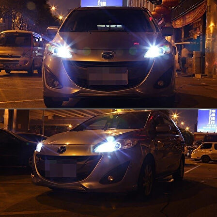 Balp 2 Adet Sarı Renk T10 Dipsiz LED Ampul 24 Ledli Park Ampulü Gündüz Farı Yüksek Işık Güçlü