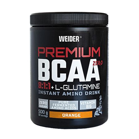 Weider PREMIUM BCAA + Glutamine 8:1:1 – 500 gr / 50 servis