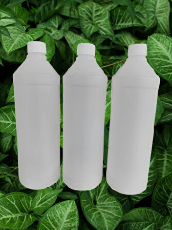 50 Adet Boş Slim Plastik Bidon Şişe (1000 ml'lik)