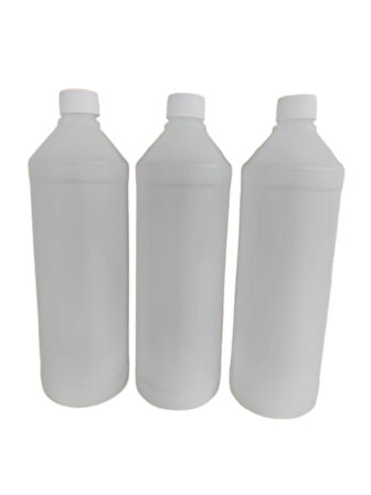 50 Adet Boş Slim Plastik Bidon Şişe (1000 ml'lik)