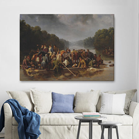 Marion Peedee'yi Geçiyor Tablosu - William Tylee Ranney-6544