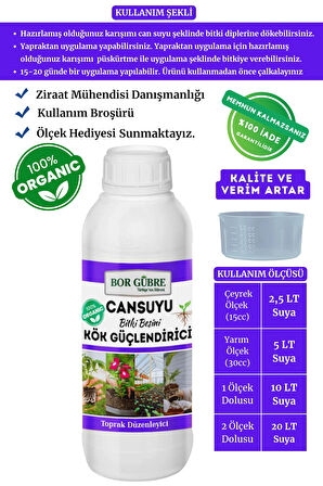 Can Suyu Köklendirici Bitki Besini Organik Sıvı Bitki Gübresi -1000ML