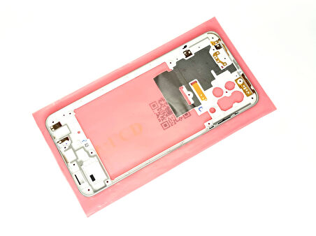 Tkgz Samsung Galaxy M32 FULL ORJ KASA Arka Pil Batarya Kapağı (TAMİR SETİ) BEYAZ