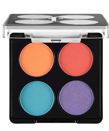 Flormar Color Palette İnce Yapılı & Mat Bitişli/Işıltılı 4'lü Göz Farı Paleti
