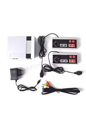Retro 620 Oyunlu Nostalji Tv Atari Oyun Konsolu 2 Kollu Set (SCART BASLIKSIZ)