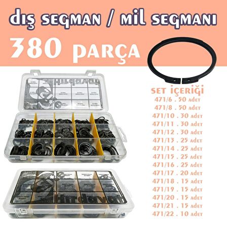 380 Parça Dış Segman Seti