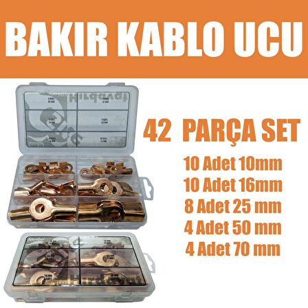 42 Parça Bakır Uç Seti