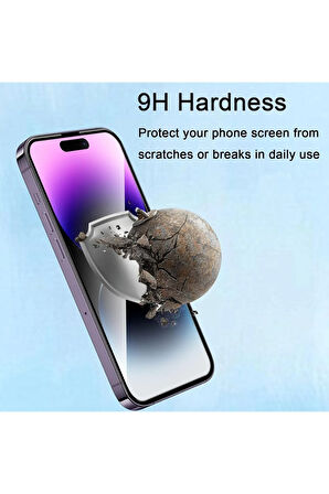 Apple iPhone 15 Pro Max Tam Kaplayan Seramik Ekran Koruyucu Kırılmaz Cam