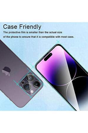 Apple iPhone 15 Pro Max Tam Kaplayan Seramik Ekran Koruyucu Kırılmaz Cam