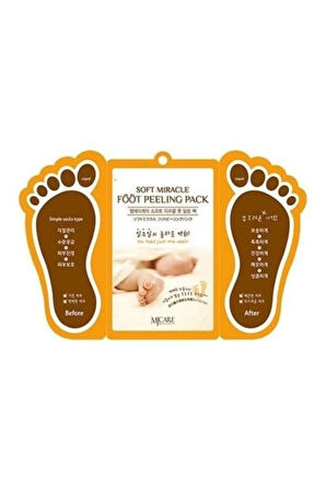 Miracle Foot Peeling Pack - Mjcare Çorap Tipi Ayak Peeling Maskesi