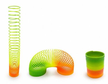 Rainbow Gökkuşağı Stres Yayı - Kutulu Orta Boy Plastik Slinky Oyuncak Alk4005