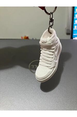 Nike Jordan Ayakkabı Anahtarlık Beyaz