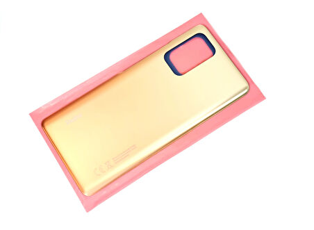 Tkgz Xiaomi Redmi NOTE 10 PRO (4G) Arka Pil Batarya Kapağı (CAM) GOLD