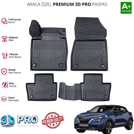 JUKE ARACA ÖZEL 3D PASPAS 2019 2020 2021 2022 2023 2024