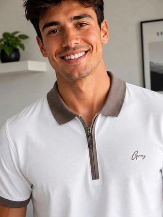 Erkek Regular Fit Rahat Kesim Polo Yaka %100 Pamuk Tişört
