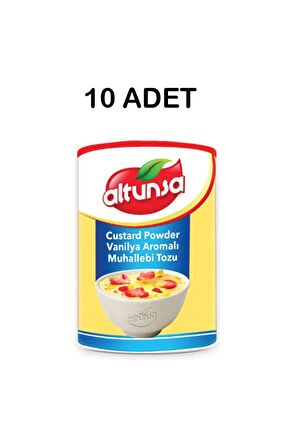 Altunsa Custard Powder Vanilya Aromalı Muhallebi Tozu 10 x 250 G