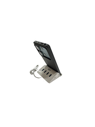 FLY 4'LÜ USB ÇOKLAYICI HUB ŞARJ STANDI,PC-MAC UYUMLU 1X TYPE-C ÇIKIŞLI