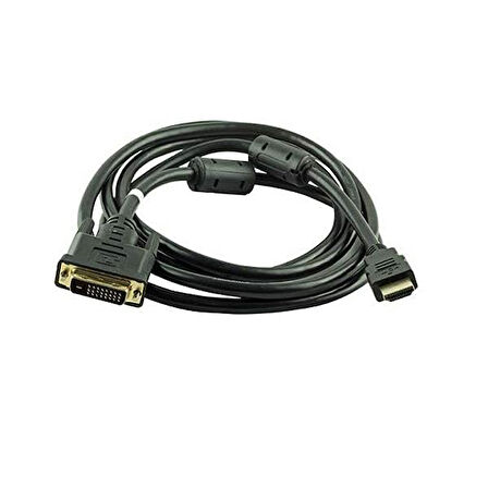  Hdmi To Dvi 24+1 Çevirici Çift Yönlü Monitör Kablosu 3 Metre