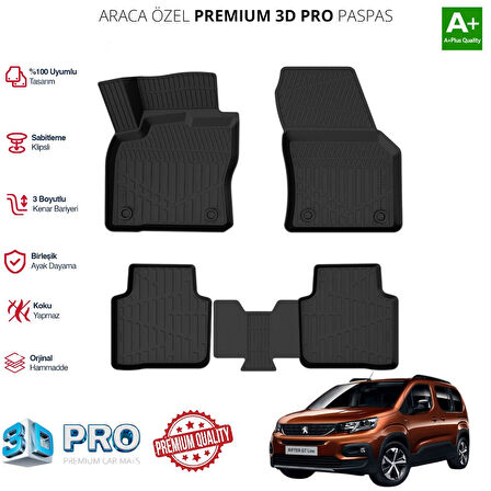 RİFTER ARACA ÖZEL 3D PASPAS 2019 2020 2021 2022 2023 2024 2025