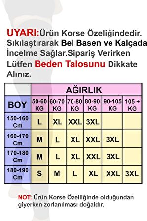 Anında Incelme Siyah Yüksek Bel Korse Tayt Toparlayıcı Korse