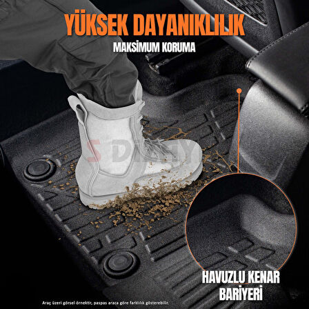 FORD PUMA ARACA ÖZEL 3D PASPAS 2019 2020 2021 2022 2023 2024