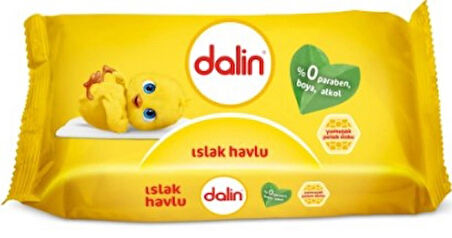 Dalin Pişik öneliyici Krem/Pişik Kremi 100ML+Dalin Likit Pudra & Losyon 100 Ml+Dalin Islak Havlu 56 lı