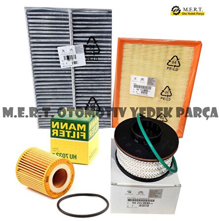 Citroen C5 Aircross 1.5 Bluehdi Filtre Bakım Seti 2019-2022 (483786584)