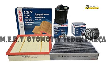 Mercedes Gla 180 Cdı Dizel Bosch Filtre Bakım Seti 2014-2017