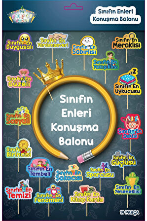 MİNİ PARTY STORE MEZUNİYET KONUŞMA BALONU 19 LU