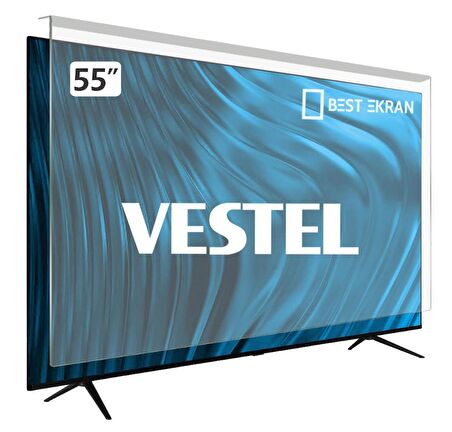 Vestel 55" inç Tv Ekran Koruyucu  (Kırılmaz Koruyucu)