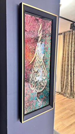 Gold Hat Sanatı Temalı Soyut Tablo