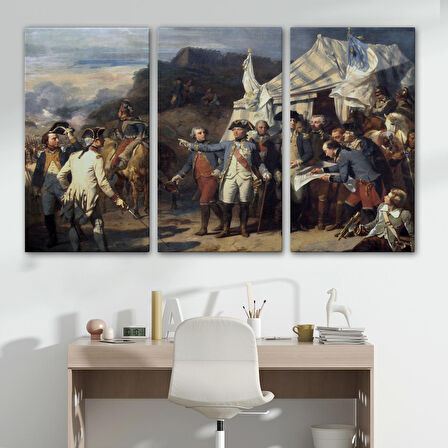 Yorktown Kuşatması Tablosu - Couder Yorktown Versailles-6546