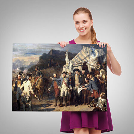 Yorktown Kuşatması Tablosu - Couder Yorktown Versailles-6546