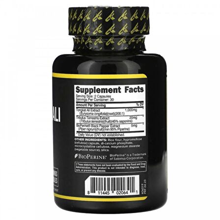 Primaforce Tongkat Ali Complex 500 mg 60 Capsules