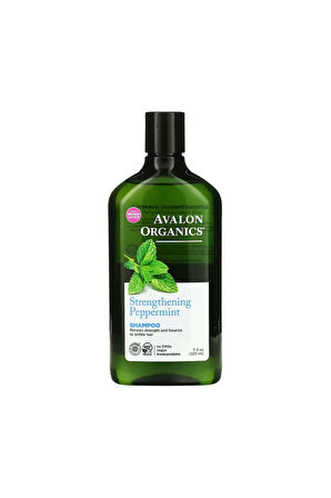 Avalon Organics Strengthening Peppermint Güçlendirici Nane Şampuan 11 oz 325ml