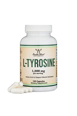 L-Tyrosine 1,000mg 120 Veg.Kapsül.usa.menşei