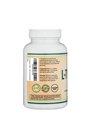 L-Tyrosine 1,000mg 120 Veg.Kapsül.usa.menşei