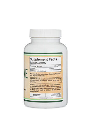L-Tyrosine 1,000mg 120 Veg.Kapsül.usa.menşei