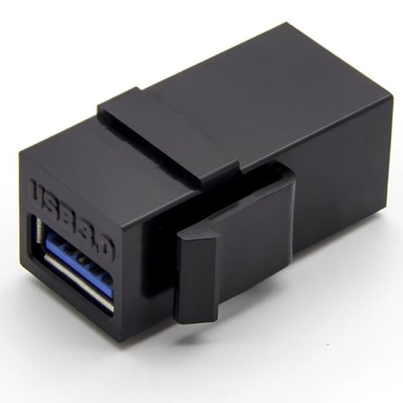6088 USB 3.0 A Dişi To Dişi Keystone Jack Adaptör Çevirici Uzatma Dönüştürücü Ara Bağlantı