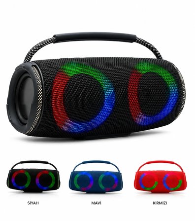 CHARGE7 4000 mAh Güçlü Batarya Bluetooth 5.2 Hızlı Bağlantı RGB Işıklı Bluetooth Hoparlör