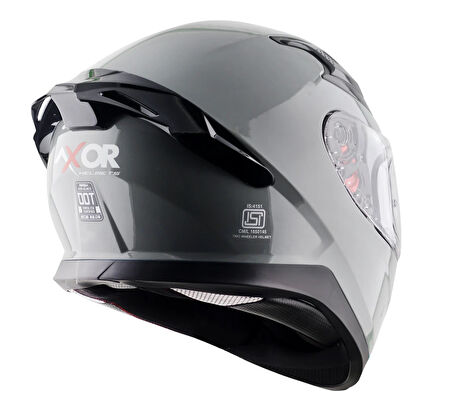 Axor Apex Kask Nardo Gri Parlak Kapalı Kask