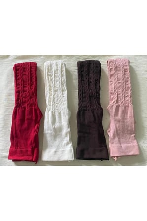 4'lü Paket Kız Çocuk Külotlu Çorap ( Pamuklu , Desenli , Karına , Kışlık Külotlu Çorap )