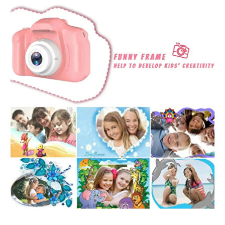 Ozmik CMR9 PLUS  Mini 1080p Hd Çocuk Kamera Dijital Fotoğraf Makinesi 2.0 Inç Ekran 13Mp 2025