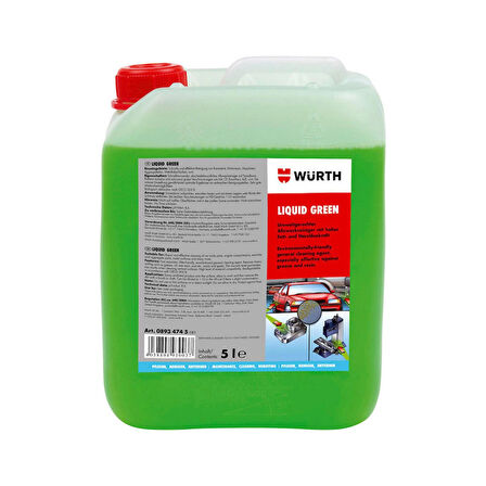 Würth Araç Dış Temizleyici Lıquıd Green 5 Lt