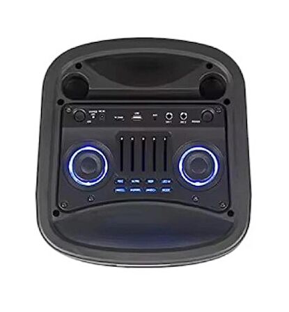 KOLAV-F2102 Bluetooth Hoparlör büyük boy Karaoke Parti hoparlörü Mikrofonlu, led Rgb Işıklı, Ses Bombası Usb sd girişli